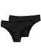 Hope - Kit com 2 Calcinhas Biquíni Hope 38840 Preto-Branco - variação: Preto