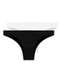 Hope - Kit com 2 Calcinhas Biquíni Hope S35220 Preto-Branco - variação: Preto-Branco