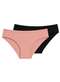 Liz - Kit com 2 Calcinhas Biquíni Liz 50372 Blush-Branco - variação: Blush-Preto