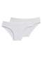 Liz - Kit com 2 Calcinhas Biquíni Liz 50372 Blush-Branco - variação: Branco
