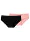 Liz - Kit com 2 Calcinhas Biquíni Liz 50376 Preto-Blush - variação: Preto-Blush