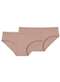 Liz - Kit com 2 Calcinhas Biquíni Liz 50376 Preto-Blush - variação: Sepia