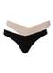 Trifil - Kit com 2 Calcinhas Biquíni Trifil 5460 0013-Preto-Macadâmia - variação: 0013-Preto-Macadâmia