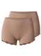 Liz - Kit com 2 Calcinhas Boxer Liz 54591 Sepia - variação: Sepia