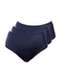 Demillus - Kit com 3 Calcinhas Alta Chanson Demillus 57850 Preto - variação: Marinho