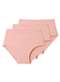 Liz - Kit com 3 Calcinhas Alta Liz 50343 Sepia - variação: Blush