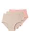Liz - Kit com 3 Calcinhas Alta Liz 50343 Sepia - variação: Sepia-Blush