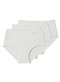 Liz - Kit com 3 Calcinhas Alta Liz 50395 Sepia-Blush - variação: Branco