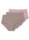 Liz - Kit com 3 Calcinhas Alta Liz 50395 Sepia-Blush - variação: Sepia-Blush