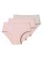 Liz - Kit com 3 Calcinhas Alta Liz 50398 Blush - variação: Blush-Sepia