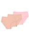 Liz - Kit com 3 Calcinhas Alta Liz 70220 Preto-Blush - variação: Sepia-Blush
