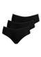 Dilady - Kit com 3 Calcinhas Biquíni Dilady 203200 Preto - variação: Preto