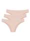Hope - Kit com 3 Calcinhas Biquíni Hope 35010 Preto-Branco - variação: Bege-Ballet