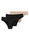 Hope - Kit com 3 Calcinhas Biquíni Hope 38840 Bege-Ballet - variação: Preto-Camurça