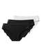 Liz - Kit com 3 Calcinhas Biquíni Liz 50257 Branco - variação: Super-Black-Branco