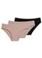 Liz - Kit com 3 Calcinhas Biquíni Liz 50372 Blush - variação: Sepia-Preto