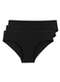 Liz - Kit com 3 Calcinhas Biquíni Liz 50391 Blush-Preto - variação: Preto