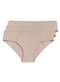 Liz - Kit com 3 Calcinhas Biquíni Liz 50391 Blush-Preto - variação: Sepia
