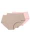Liz - Kit com 3 Calcinhas Caleçon Liz 50256 Blush-Branco - variação: Sepia-Blush
