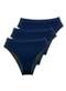Demillus - Kit com 3 Calcinhas Demillus 26826 Colorido Marinho - variação: Marinho