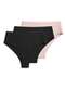 Liz - Kit com 3 Calcinhas Fio Dental Hot Pant Liz 50255 Sepia-Super-Black - variação: Super-Black-Blush