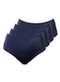 Demillus - Kit com 4 Calcinhas Alta Chanson Demillus 57850 Bege-Rosado-Branco-Marinho - variação: Marinho