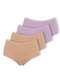 Dilady - Kit com 4 Calcinhas Biquíni Dilady 203202 Rosa-Retro - variação: Chocolate-Rosa-Retro