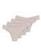 Hope - Kit com 4 Calcinhas Biquíni Hope 34850 Preto-Camurça-Ballet - variação: Camurça