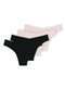 Hope - Kit com 4 Calcinhas Biquíni Hope 34850 Preto-Camurça-Ballet - variação: Preto-Ballet