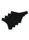 Hope - Kit com 4 Calcinhas Biquíni Hope 34850 Preto-Camurça-Ballet - variação: Preto