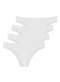 Hope - Kit com 4 Calcinhas Biquíni Hope 35010 Branco - variação: Branco