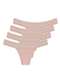 Hope - Kit com 4 Calcinhas Biquíni Hope L 35320 Preto-Bege-Ballet - variação: Bege-Ballet