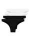 Hope - Kit com 4 Calcinhas Biquíni Hope S35220 Preto - variação: Preto-Branco