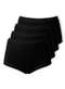 Demillus - Kit com 4 Calcinhas Demillus 26406 27-Preto - variação: 27-Preto