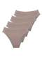 Demillus - Kit com 4 Calcinhas Demillus 26826 06-Carmim - variação: 55-Bege-Rosado