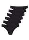 Hope - Kit com 6 Calcinhas Biquíni Hope 35010 Bege-Ballet - variação: Preto