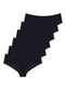 Hope - Kit com 6 Calcinhas Biquíni Hope 38800 Preto - variação: Preto