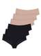 Hope - Kit com 6 Calcinhas Biquíni Hope 38800 Preto - variação: Preto-Camurca