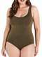 Liz - Body Feminino sem Aro e sem Bojo Liz 73935 260-Sepia - variação: 660-Sage