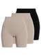 Liz - Kit com 3 Bermudas Feminina Modeladora Liz 74394 Sepia - variação: Sepia-Preto