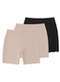 Liz - Kit com 3 Bermudas Liz 54590 Blush-Preto - variação: Sépia-Preto