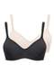 Triumph - Kit com 2 Sutiã com Aro e sem Bojo W Triumph Shape 24814 Taça B Base - variação: Preto-Base