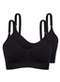 Lupo - Kit com 2 Sutiã sem Aro e sem Bojo Loba 41028-001 Taça B Preto - variação: Preto