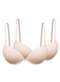 Hope - Kit com 2 Sutiãs com Aro e Bojo Push Up Hope 2384 Taça B Branco - variação: Bege-Ballet
