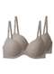 Liz - Kit com 2 Sutiãs com Aro e Bojo Push Up Liz 51690 Taça B Sepia - variação: Sepia