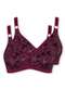 Demillus - Kit com 2 Sutiãs Sustentação Olimpo Anizete Demillus 61741 Taça B Bege-Rosado-Preto - variação: Vinho-Barolo