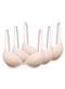 Hope - Kit com 3 Sutiãs com Aro e Bojo Push Up Hope 2384 Taça B Branco - variação: Bege-Ballet