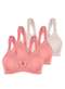 Duloren - Kit com 3 Sutiãs sem Aro e sem Bojo Duloren 111248 Taça B Argile-Rosé - variação: Argile-Rosé-Beige-Foncè