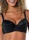 Demillus - Sutiã com Aro e sem Bojo Barínya Demillus 65307 06-Carmim - variação: 27-Preto