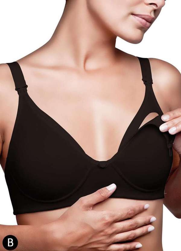 Sutiã Amamentação Triumph 24806 217-Preto - Meias Sao Jorge